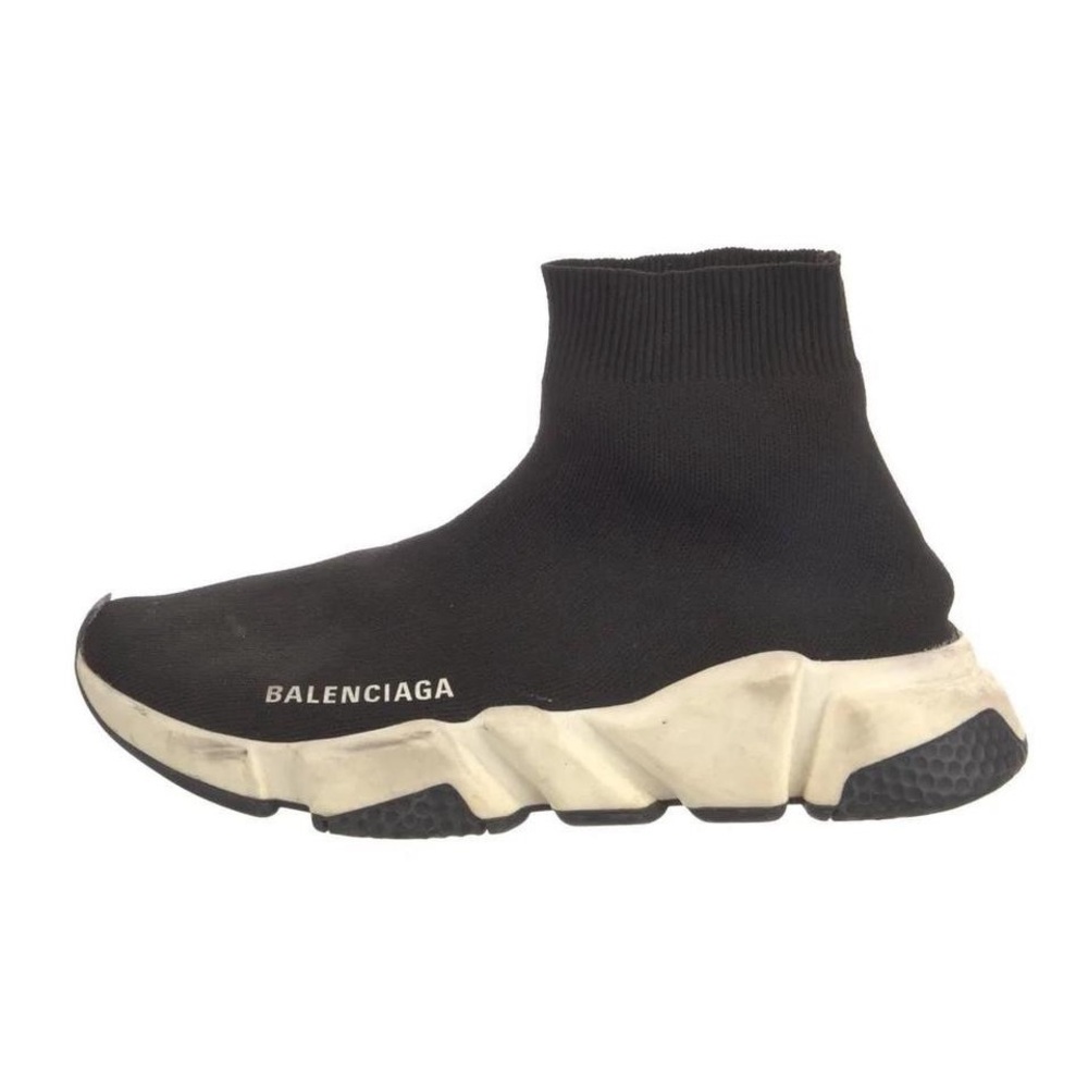 Balenciaga Black and White Sock Sneakers